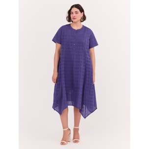 Fiorella Rubino - Vestito Free in sangallo - Viola