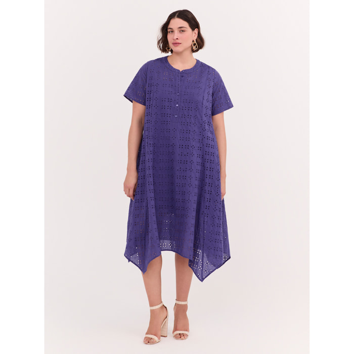 Fiorella Rubino - Vestito Free in sangallo - Viola