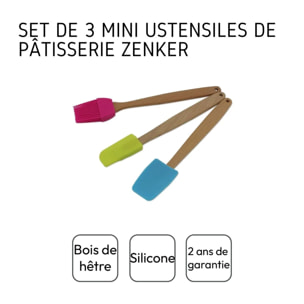 Kit de 3 ustensiles de pâtisserie 20 cm Zenker