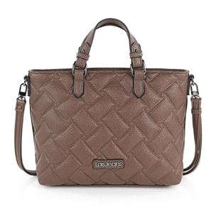 Bolso Shopper-Tote Lois Dewey Marron Oscuro