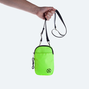 RECYCLED X CROSSBODY SMALL LIMA FLUOR