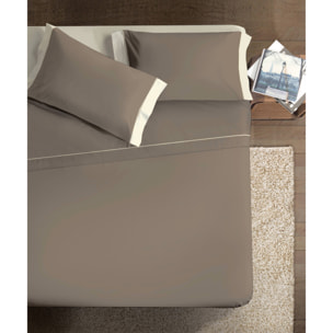 Completo letto Double-Color IPERSAN Caffe'/Panna