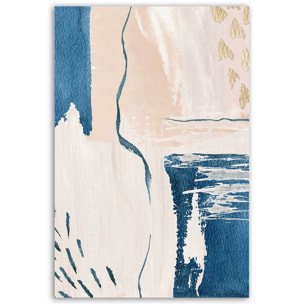 Tableau abstrait Bleu calme Tableau alu Dibond