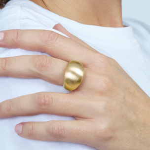Anillo Zismao acabado oro amarillo 18k