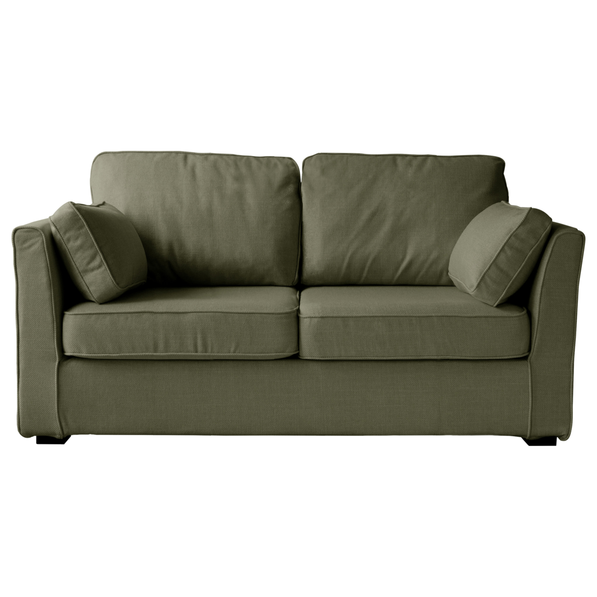 Canapé droit 2 places vert EMILE