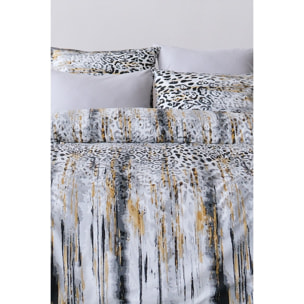 Parure de lit 100% coton imprimé "Argento"