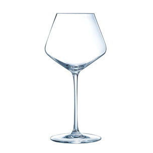 6 verres à pied 42cl Ultime - Cristal d'Arques - Verre ultra transparent moderne