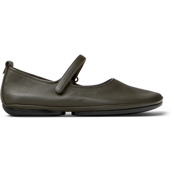 Ballerine - CAMPER Right Nina - Verde - Pelle liscia