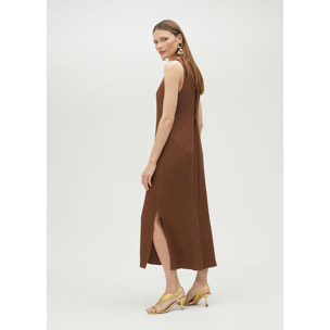 Vestito midi con spalline