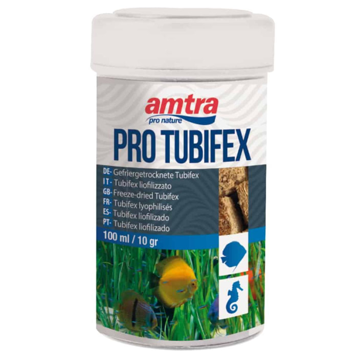 Mangime pesci in cubetti galleggianti - Pro Tubifex 100 ml - Amtra