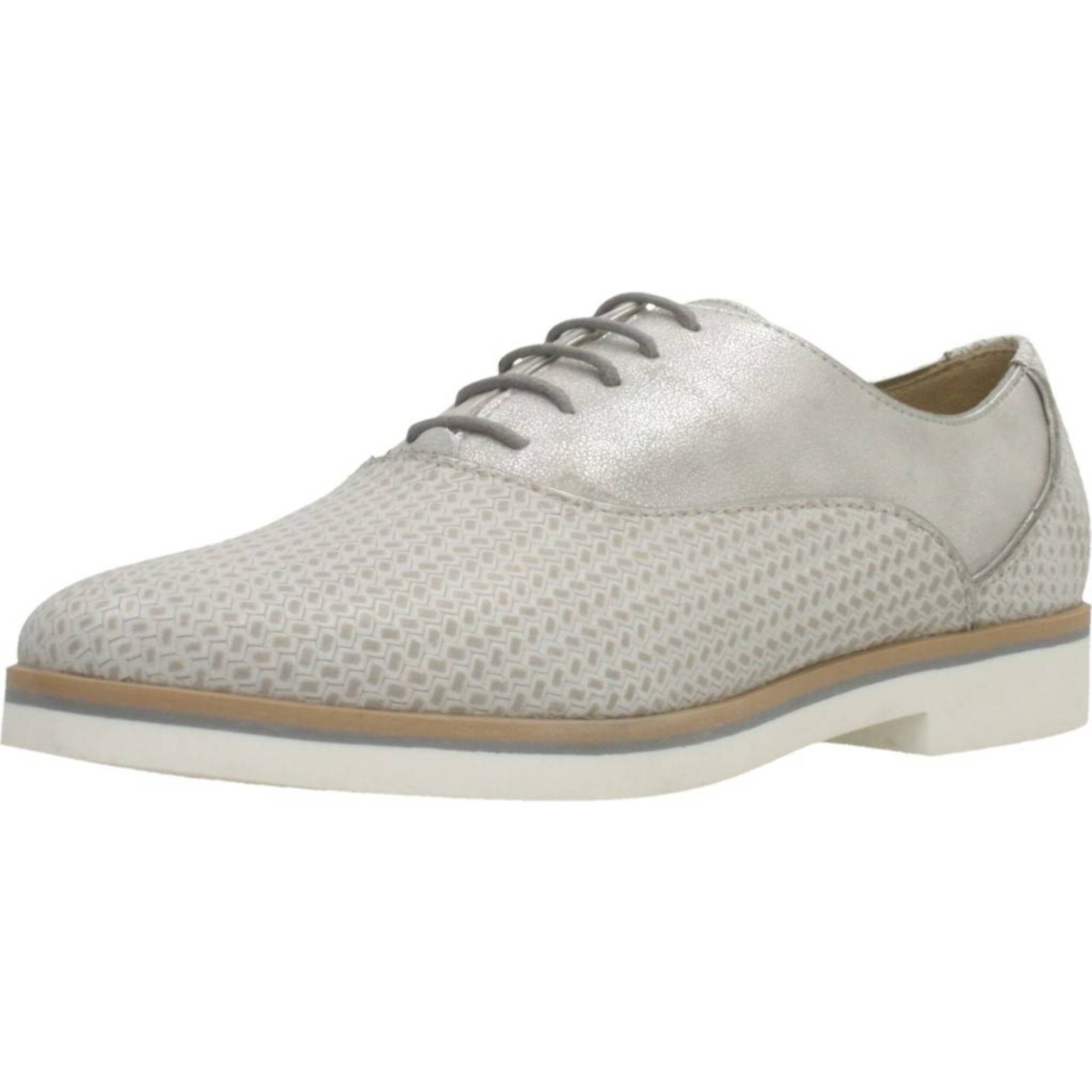 Bluchers Mujer de la marca GEOX  modelo D JANALEE A PLATA