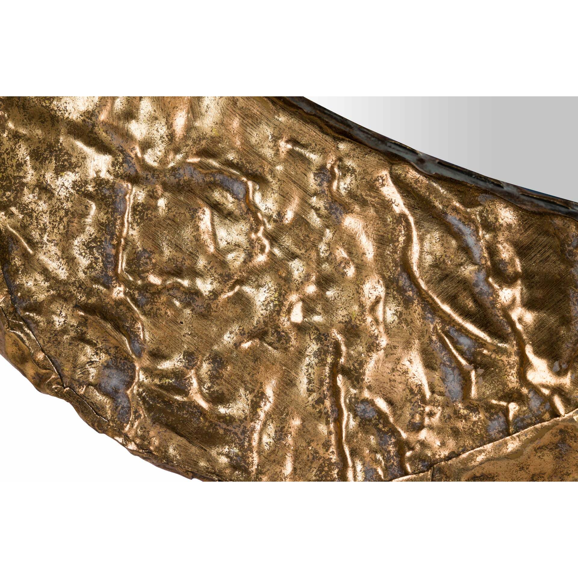 Espejo Metal Dorado 104x7x104 Cm