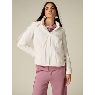 Oltre - Piumino lightweight liscio packable - Bianco