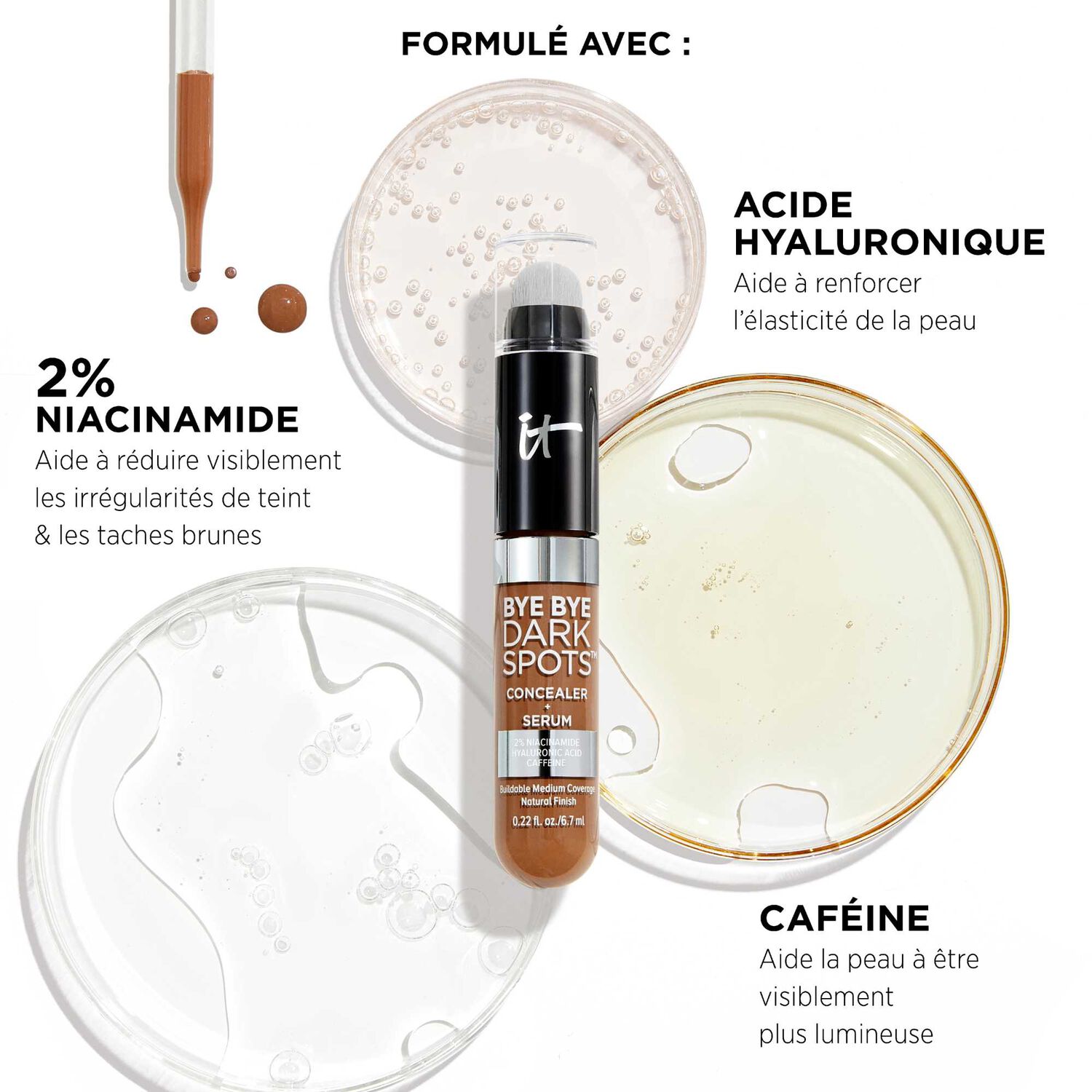 Bye Bye Dark Spots Concealer  - Correcteur de Teint + Sérum 9g