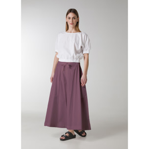 DEHA - Pantalone POPLIN COULOTTE PANTS in cotone per donna