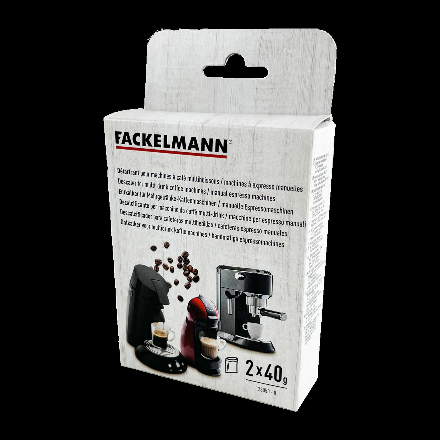 Sachets détartrants pour machines à café Fackelmann Petit Déjeuner