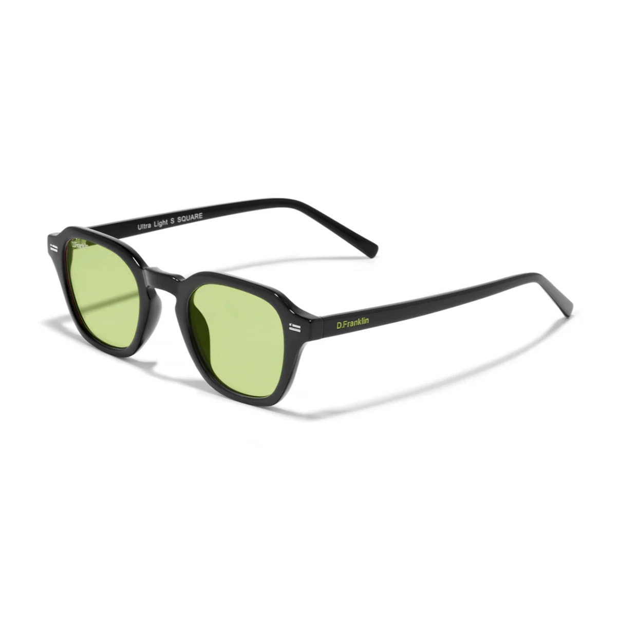 Gafas de Sol Ultra Light S Square Black / Green D.Franklin