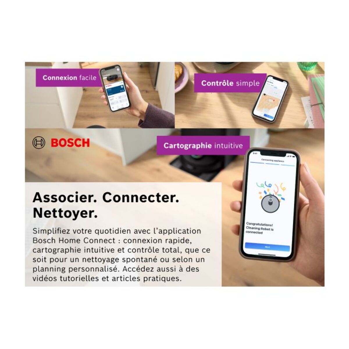 Robot Aspirateur Laveur BOSCH Spotless Max Noir