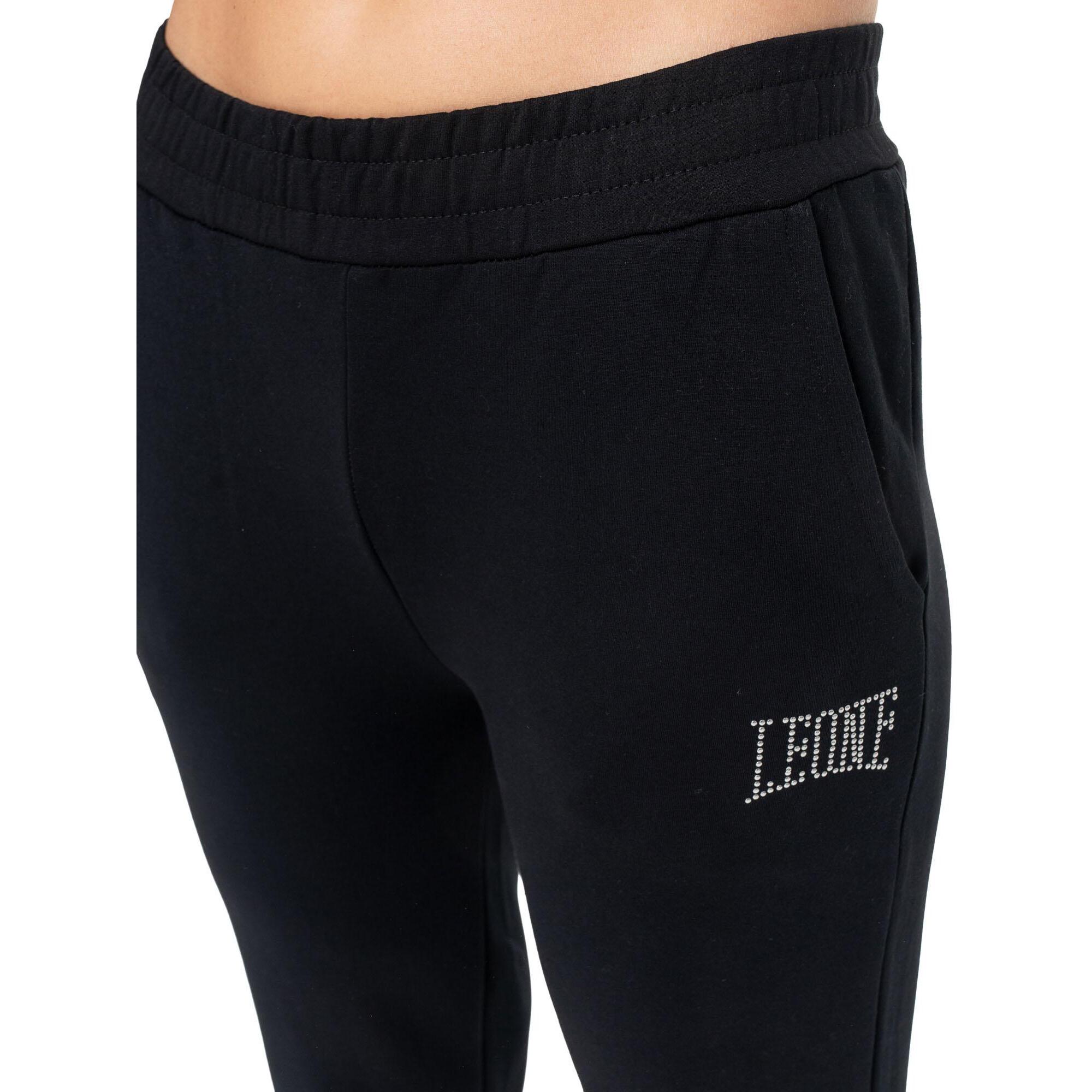 Chándal de invierno para mujer Leone 1947,cuello alto, cremallera,pantalón recto