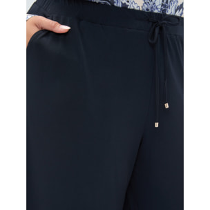 Fiorella Rubino - Pantaloni palazzo in jersey - Blu