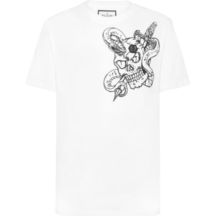 PHILIPP PLEIN T-Shirt Round Neck SNAKE