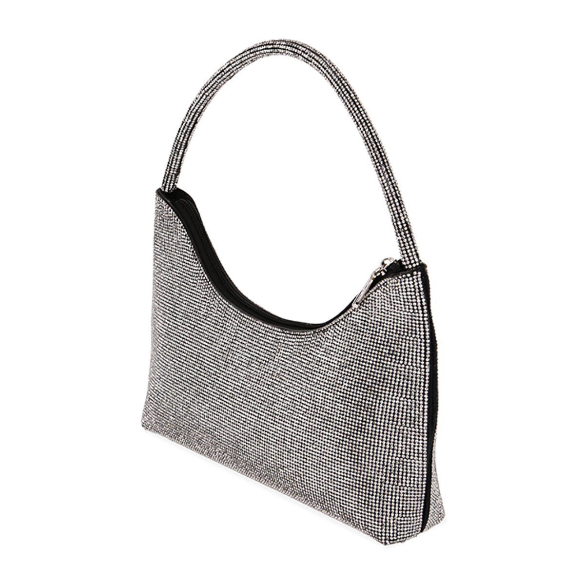 Mini bag argento metallico