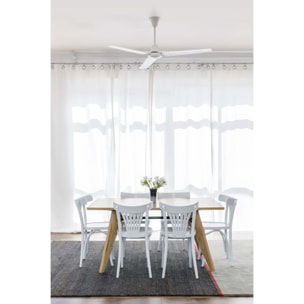 INDUS L Ventilatore a soffitto bianco