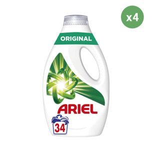 4x34 Lavages Original, Lessive Liquide Ariel