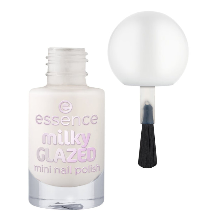 Milky Glazed - Mini Vernis à Ongles Fini Laiteux Parfum Noix de Coco 5ml