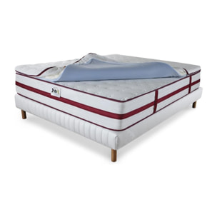 ENSEMBLE LE SOUVERAIN - Matelas 1 Place + Sommier