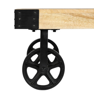 Table basse "Silas" manguier 117x71cm