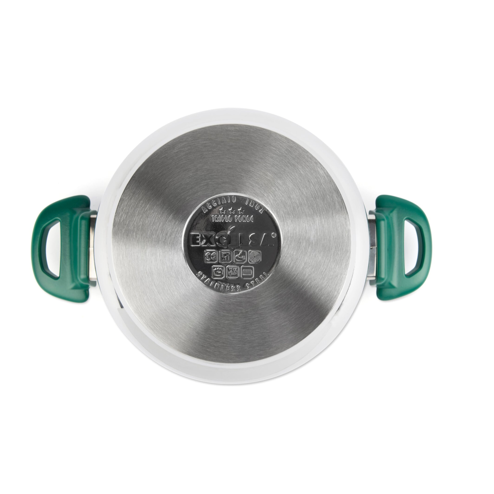 Cocotte-minute 5 litres Excelsa- Cook Color, Acier Argenté