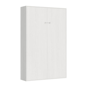 Cama abatible 120 vertical Kentaro Fresno Blanco