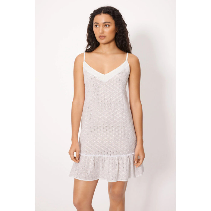 Vestito corto Bianco