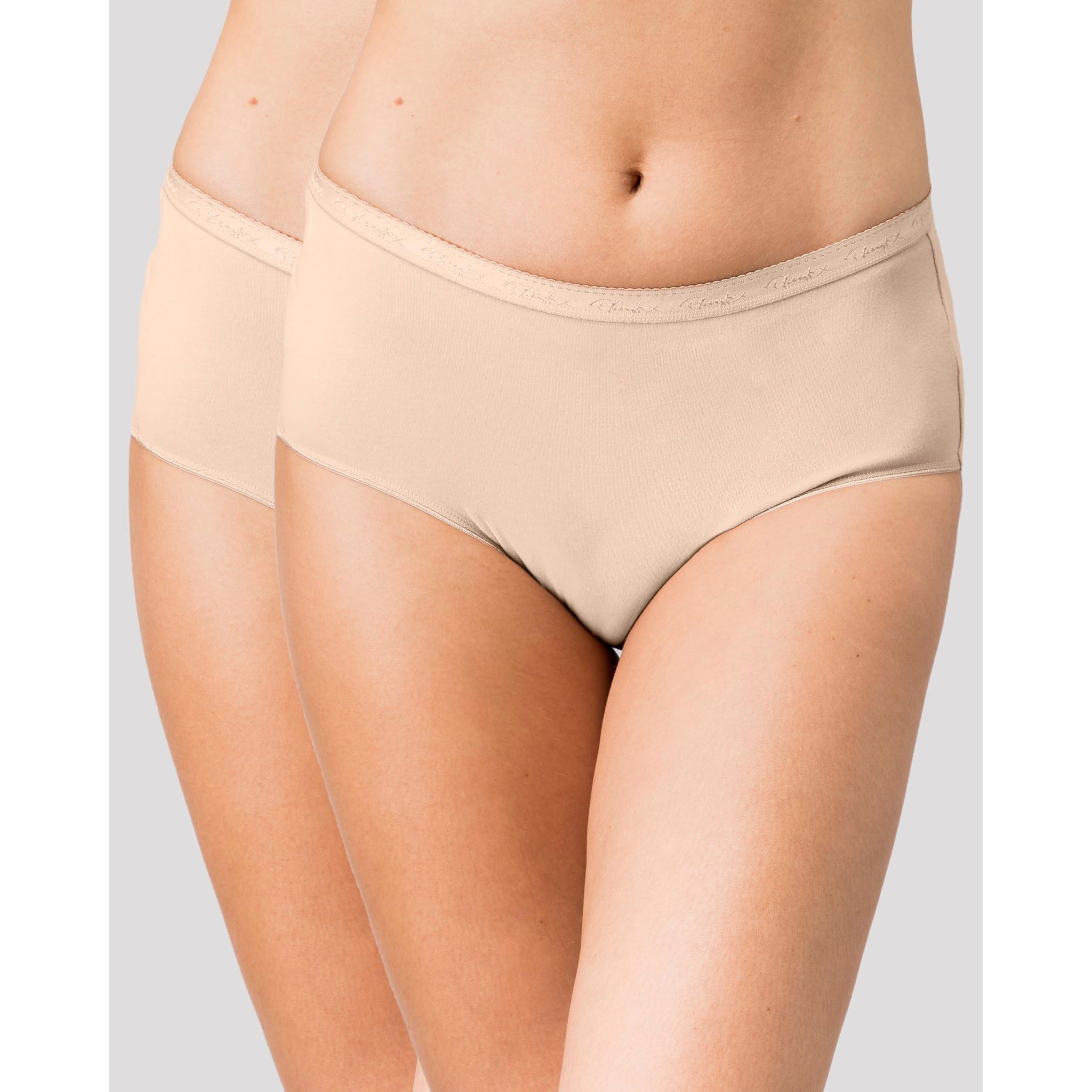 Pack de 2 bragas clásicas de algodón orgánico