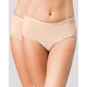 Pack de 2 bragas clásicas de algodón orgánico