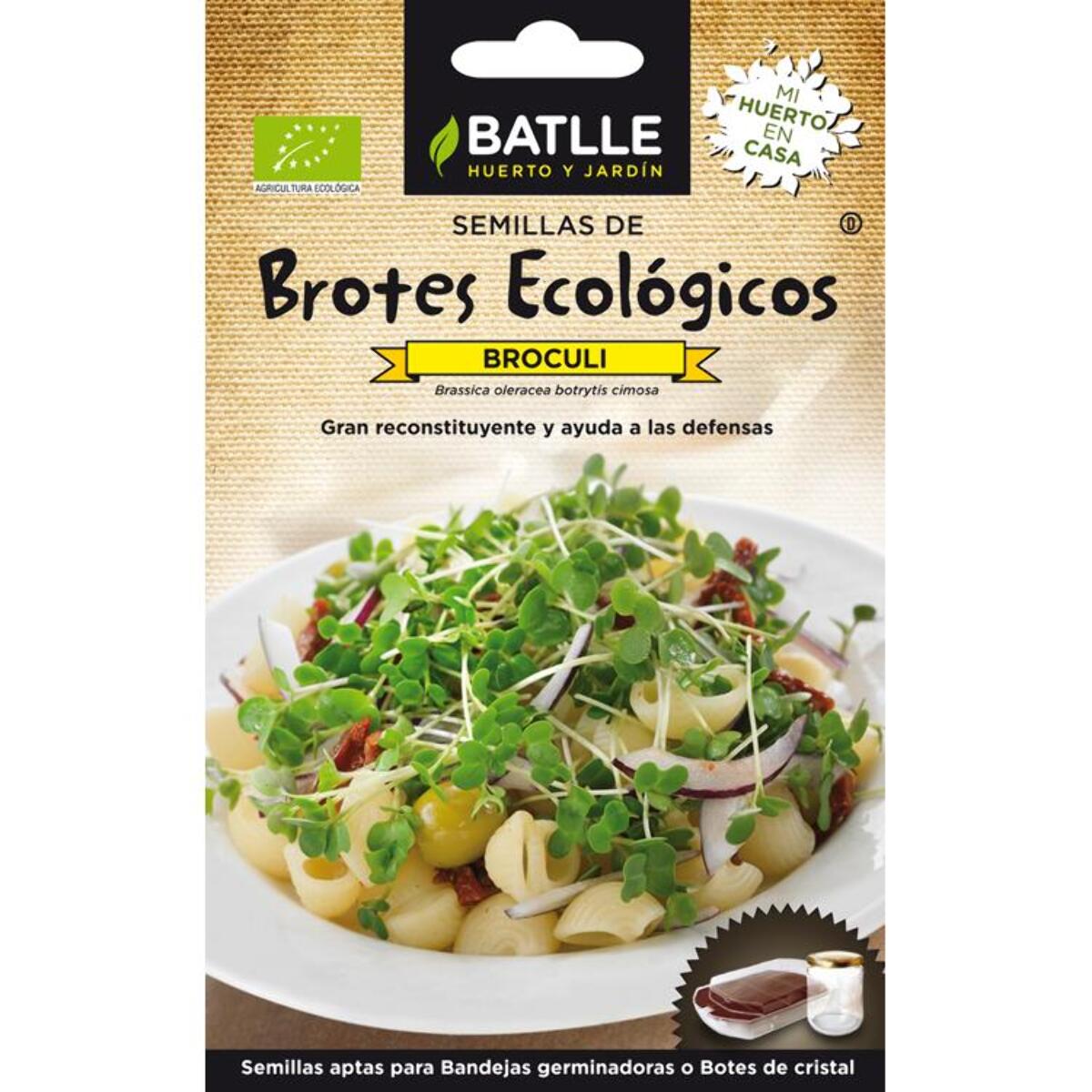 Semillas de Brócoli ecológicas para germinados Batlle