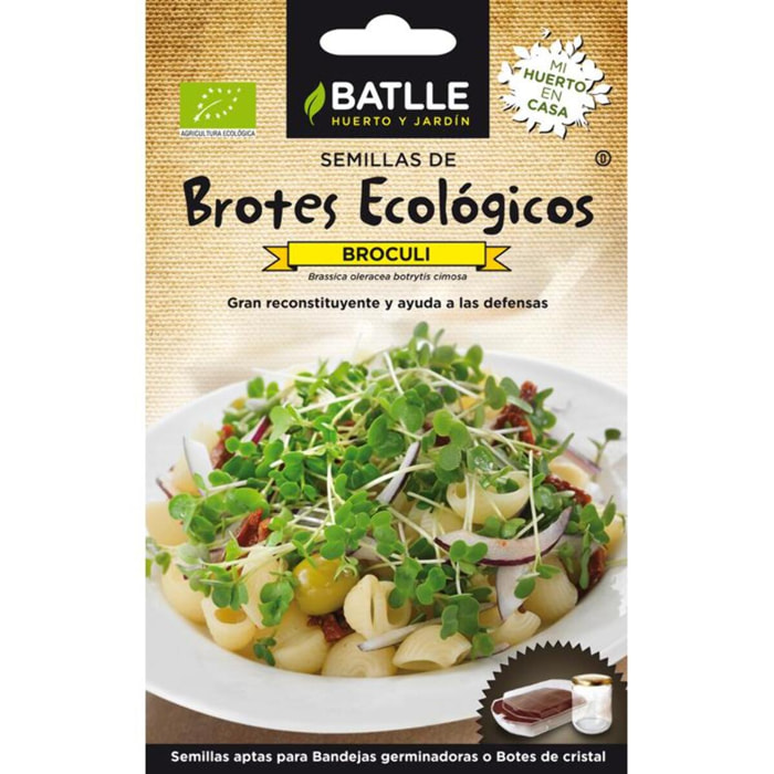Semillas de Brócoli ecológicas para germinados Batlle