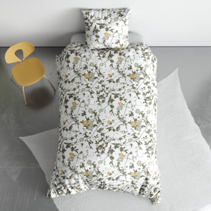 Parure housse de couette 2pcs 100% coton 57fils hoya