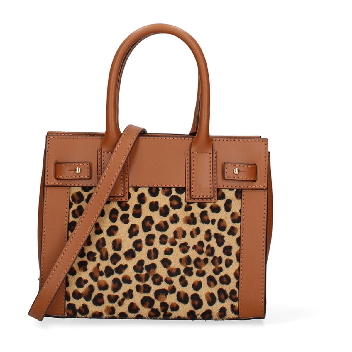 Borsa a mano da donna Made in Italy - Modello Oriana Plus - Vera pelle - 8.5 x 11.5 x 4.0 cm