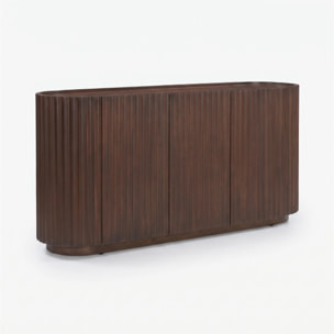 Buffet en bois de manguier noyer - Lio