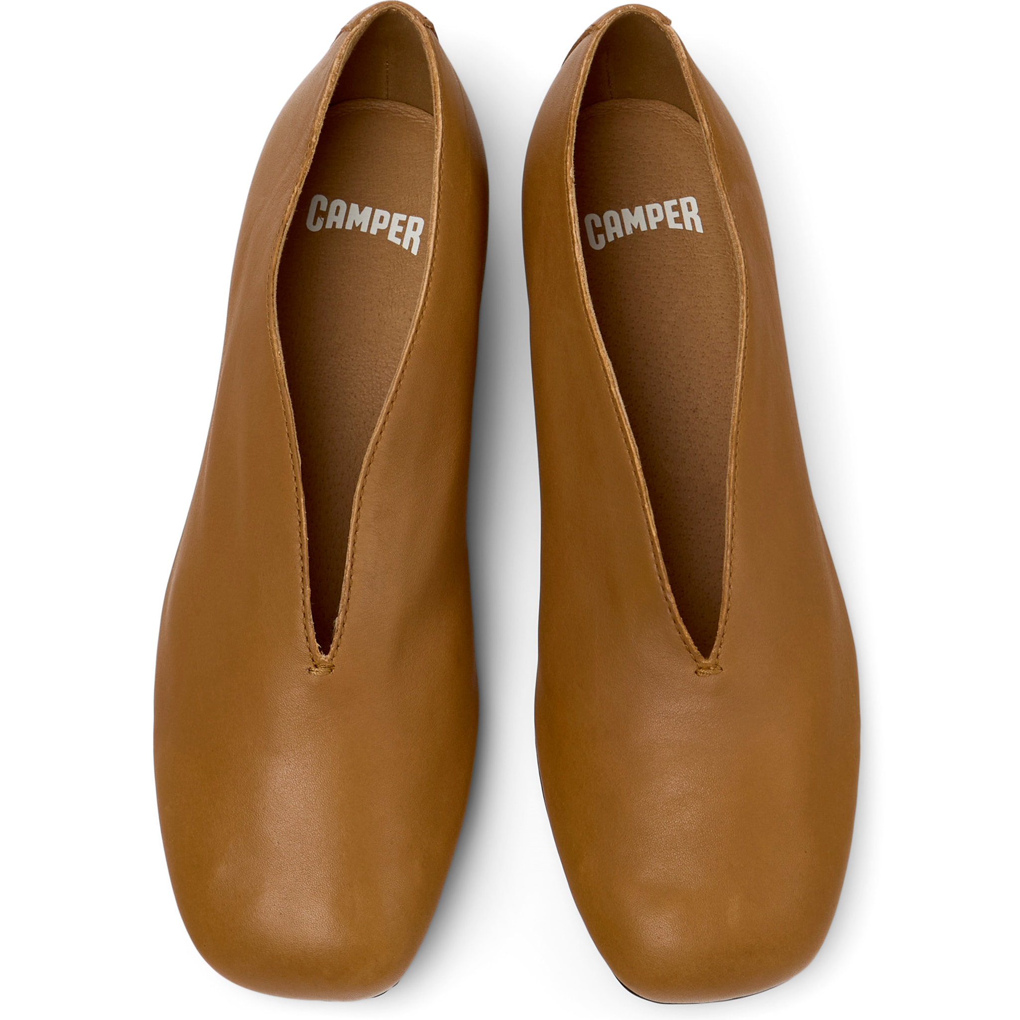 Bailarinas - CAMPER Casi Myra - Marron - Cuero liso