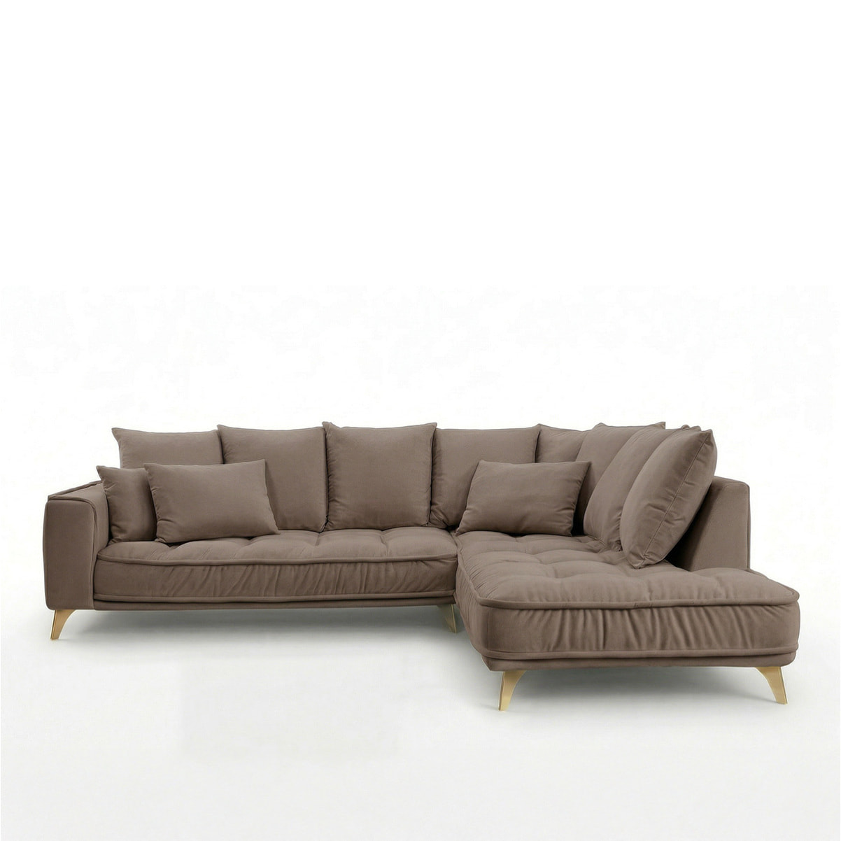 Canapé Tissu Angle Droit Altamo - 4 Places