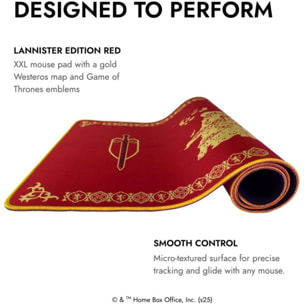 Tapis de souris LEXIP GAME OF THRONES LANNISTER XXL