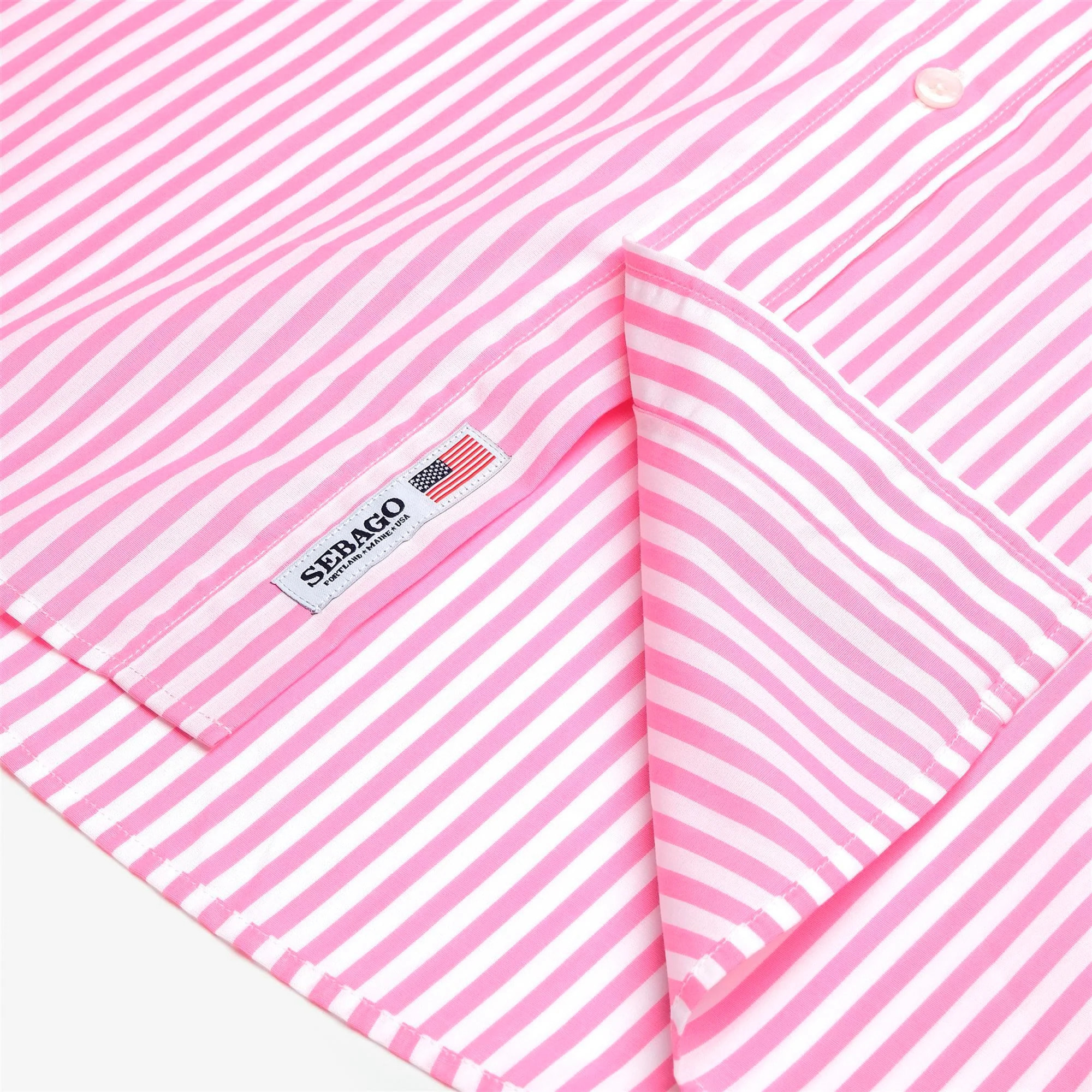 Sebago - Camicie Uomo Donna Rosa - OAKLAND