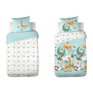 Parure housse de couette 2pcs 100% coton 57fils poumba