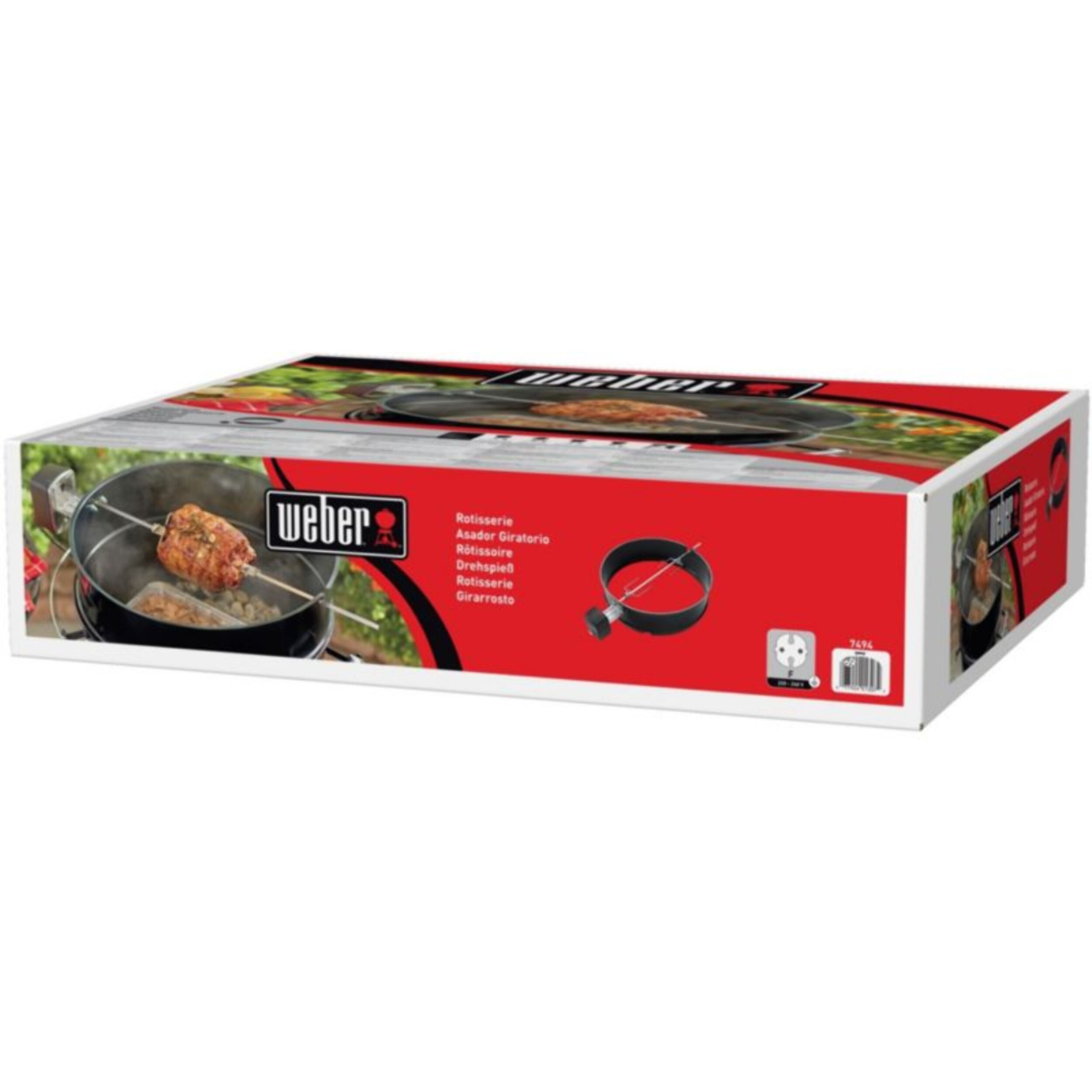 Tourne broche barbecue WEBER pour BBQ charbon 57cm