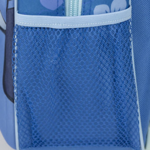 Mochila infantil trolley 3d stitch, unisex niños, azul, pequeña