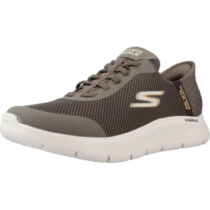 Sneakers De  Hombre 216324s Go Walk Flex Hands Up Marron