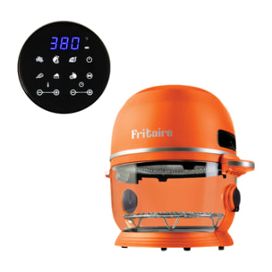 Fritaire - Glass Bowl Air Fryer - Orange